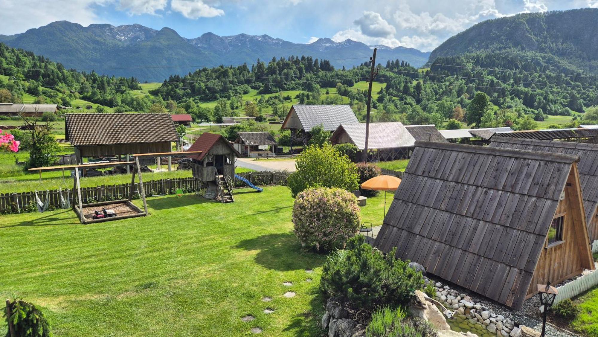 Garden Eco Houses Cebelica Bohinji-tó Kültér fotó