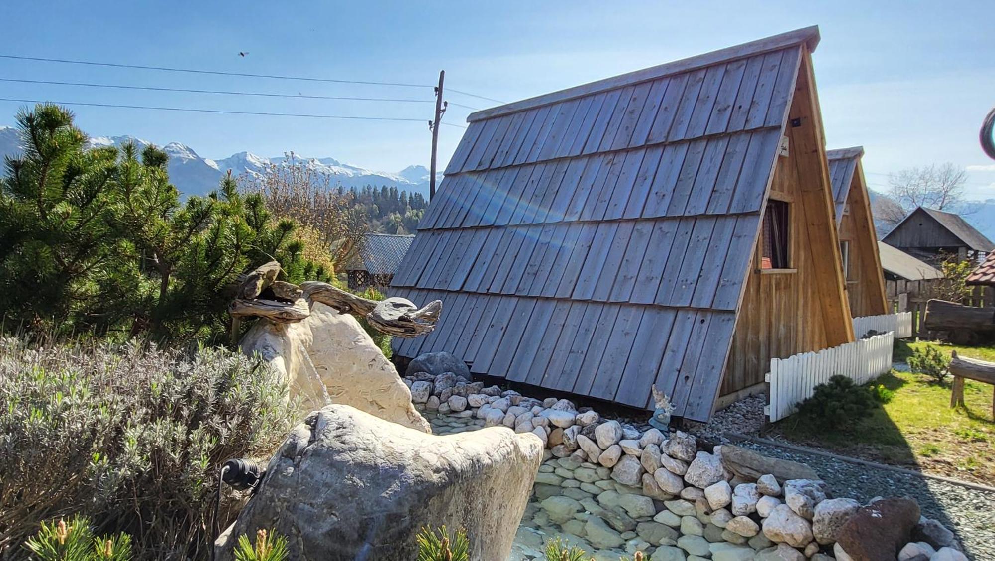Garden Eco Houses Cebelica Bohinji-tó Kültér fotó