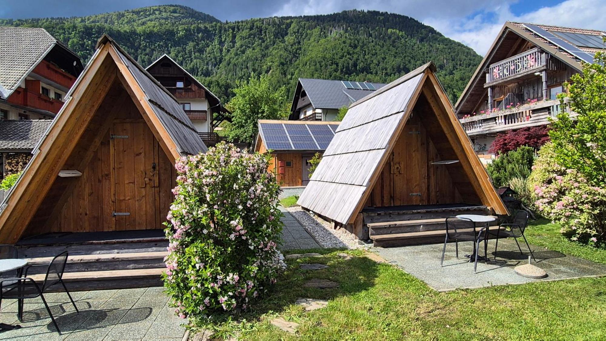 Garden Eco Houses Cebelica Bohinji-tó Kültér fotó